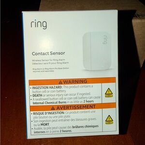 Ring Contact Sensor - White (open box)